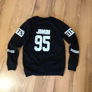 K pop BTS Jimin Crewneck Sweatshirt